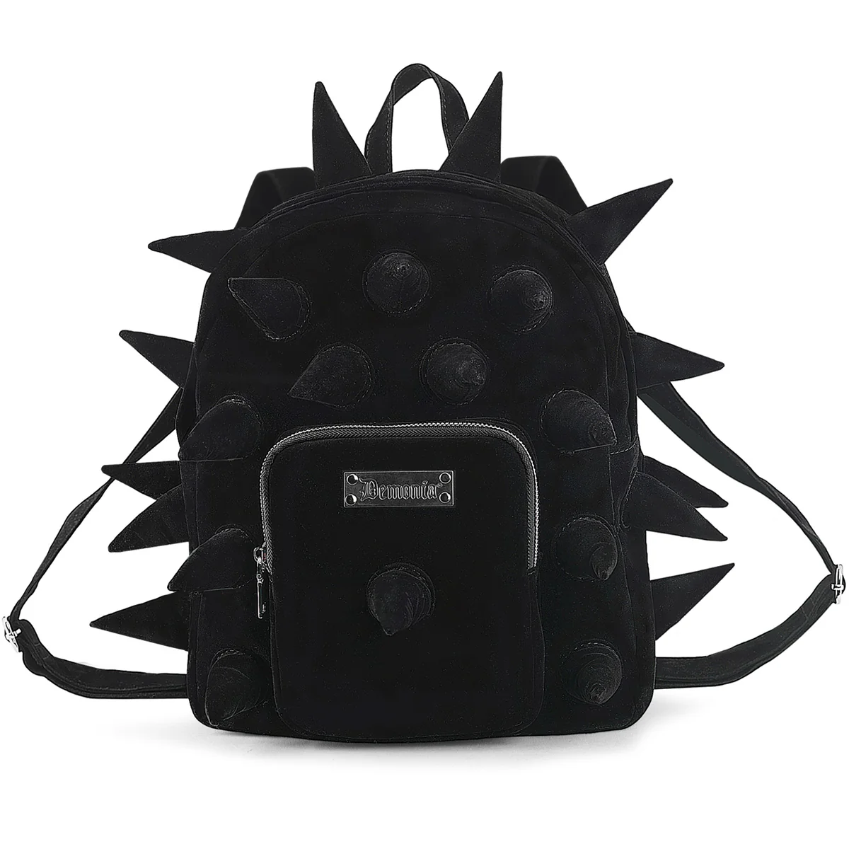 Demonia Velvet Spiked Mini Backpack