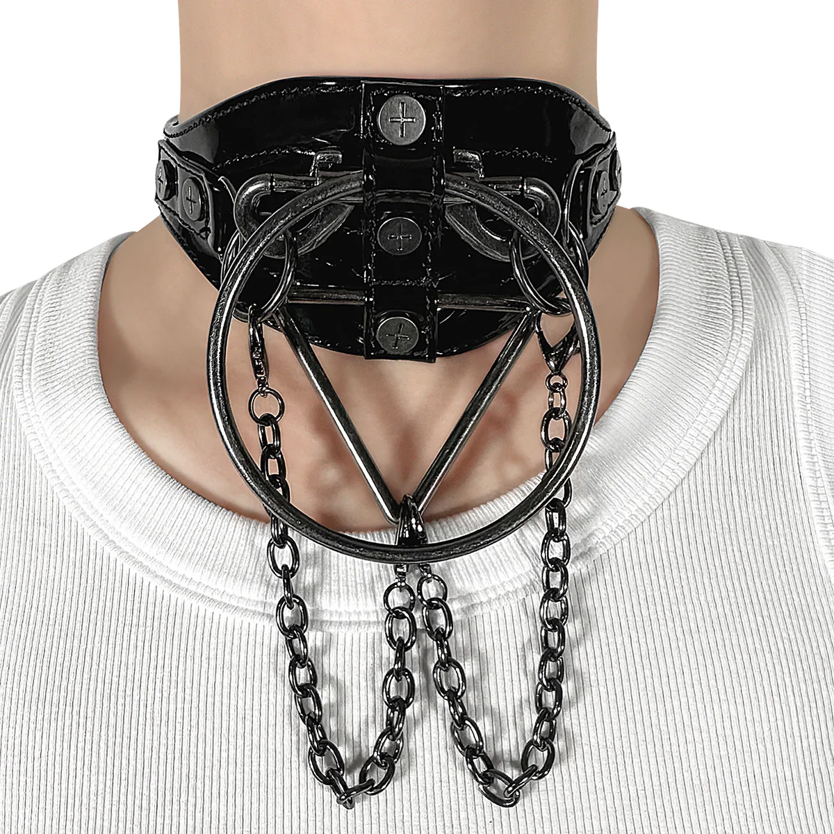 Demonia Leather Choker